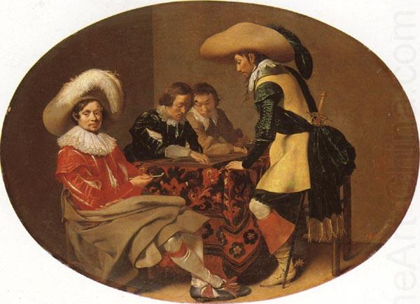 Willem Cornelisz Duyster Officers Playing Backgammon china oil painting image